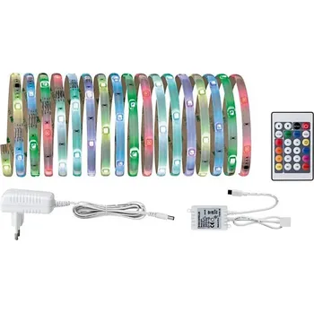 LED páska Paulmann 70480 - LED RGBW/16,5W Stmívatelný pásek DIGITAL 5 m 230V + DO