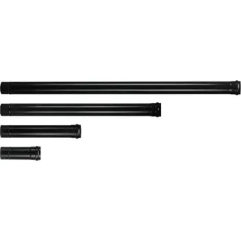 Kouřovod SAVE – Trubka kouřovod s hrdlem pelety kotle průměr 100-1000 mm smalt černý