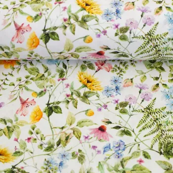 SWAFING Bavlněná látka Tarrenz luční kvítí