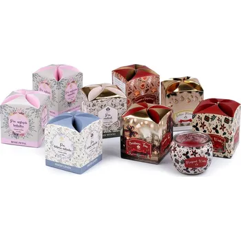 Svíčka Vánoční vonná svíčka ve skle 90 g - 23 Pro nejlepší maminku růžová