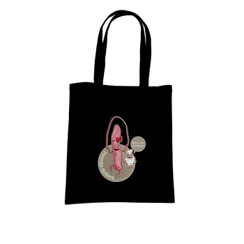 Nákupní taška Bastard Panenka skákavá taška Black