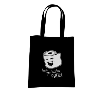 Nákupní taška Bastard Prdel taška Black