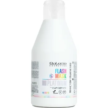 Barva na vlasy Salerm HD Colors Flash Mask barvicí maska platinová 300 ml