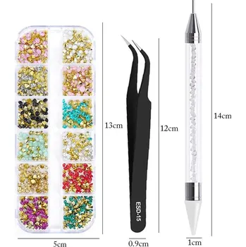 Nail art štětec pro zdobení nehtů s voskovou špičkou | štětec na nehty, zdobicí pero - 02