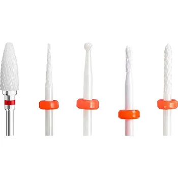 5 ks Frézky na nehty pro gelové nehty doma | bruska, nástroje na manikúru - 12 5 ks