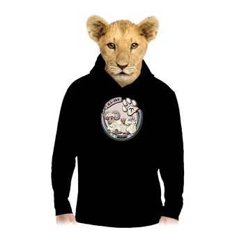 Chlapecká mikina Bastard Psí horoskop: Beran dětská mikina klokanka Black