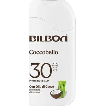 Přípravek na opalování Bilboa Coccobello Latte opalovací mléko s kokosovým olejem SPF 30 200 ml