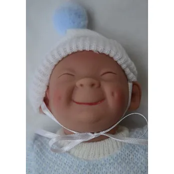 Panenka Prcek v pyžamu - kluk usmívající se jako MĚSÍČEK od f. Lamagik (Španělský šklebík - 23 cm)