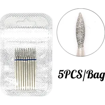 5 ks Frézky na nehty pro gelové nehty doma | bruska, nástroje na manikúru - 56 5 ks
