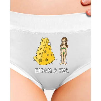 Souprava dámského spodního prádla Bastard Eidam a Eva dámské kalhotky White