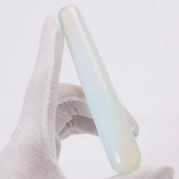 Masáž Masážní tyčinka guasha obličejová | masážní minerální pomůcka - opal