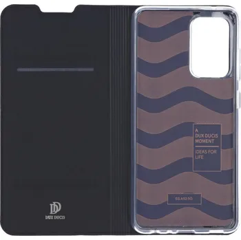 Telefonní příslušenství DUX DUCIS Skin Pro flipové kožené pouzdro pro Samsung Galaxy A52 5G Black