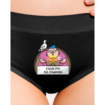 Souprava dámského spodního prádla Bastard Tři ořechy dámské kalhotky Black