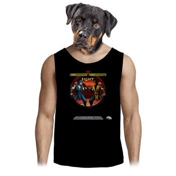 Pánské tílko Bastard B17: Mortal Kombat pánské tílko Black