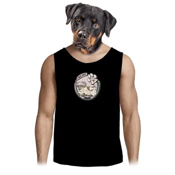 Pánské tílko Bastard Psí horoskop: Beran pánské tílko Black