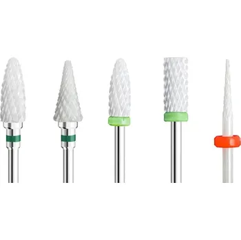 5 ks Frézky na nehty pro gelové nehty doma | bruska, nástroje na manikúru - 04 5 ks