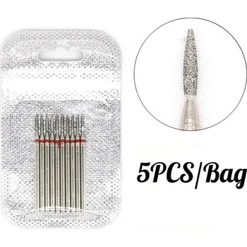 5 ks Frézky na nehty pro gelové nehty doma | bruska, nástroje na manikúru - 60 5 ks