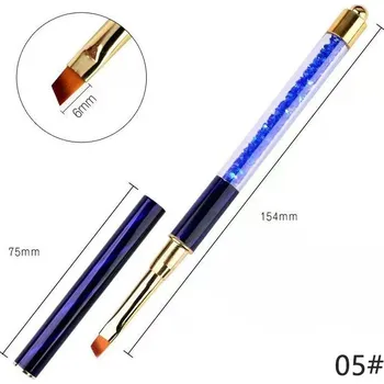 Štětec na nail art pro gelové a akrylové nehty | štětec, nástroj na nehty - 05