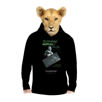 Chlapecká mikina Bastard B13: Rozflákaný displej dětská mikina klokanka Black