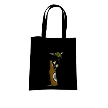 Nákupní taška Bastard Lahváč a syn taška Black