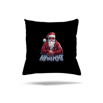 Polštář Bastard Sranta Klaus polštář Black