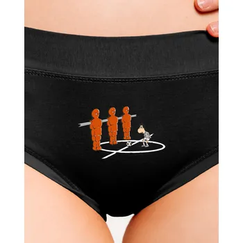 Souprava dámského spodního prádla Bastard Fotbálek dámské kalhotky Black