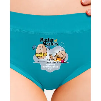 Souprava dámského spodního prádla Bastard Egg Boxing dámské kalhotky Turquoise