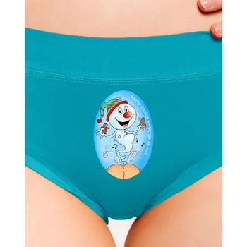 Souprava dámského spodního prádla Bastard Vánoční duch dámské kalhotky Turquoise