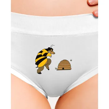 Souprava dámského spodního prádla Bastard Pan včelka dámské kalhotky White