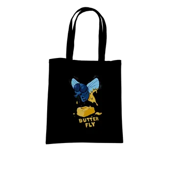 Nákupní taška Bastard Butter Fly moucha taška Black