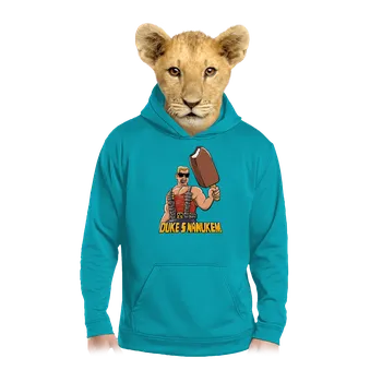 Chlapecká mikina Bastard Duke s nanukem dětská mikina klokanka Hawaiian Blue