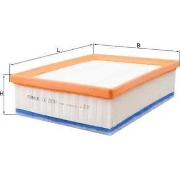 Vzduchový filtr Vzduchový filtr KNECHT LX 2031