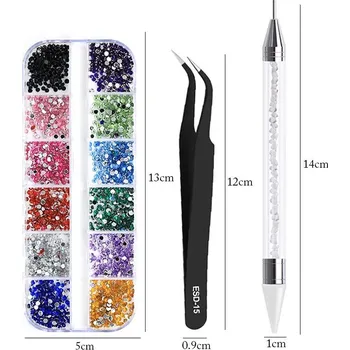 Nail art štětec pro zdobení nehtů s voskovou špičkou | štětec na nehty, zdobicí pero - 06