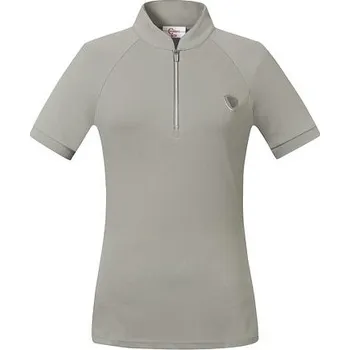 Tričko se stojáčkem Covalliero S/S 2022, šedá velikost L