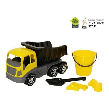 Hračka na písek PLASTO Wywrotka 40cm z akcesoriami do piasku, 5 elementów PLA1513
