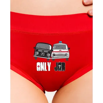 Souprava dámského spodního prádla Bastard Konkurence dámské kalhotky Red Mal