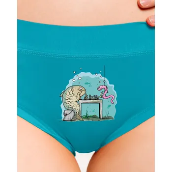 Souprava dámského spodního prádla Bastard Zase neberou dámské kalhotky Turquoise