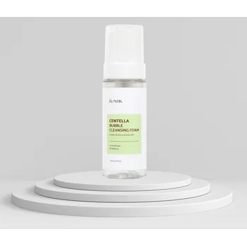 iUNIK - Centella Bubble Cleansing Foam - Čisticí pěna s pupečníkem asijským - 150 ml