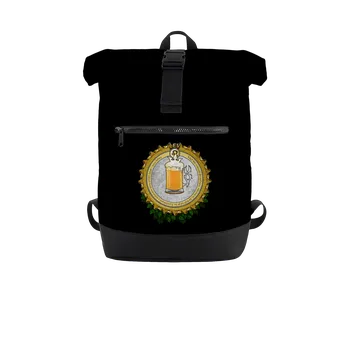 Městský batoh Bastard Pivní horoskop: Lev batoh Black