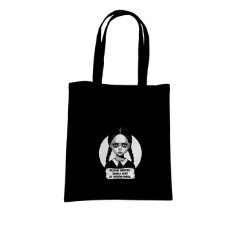 Nákupní taška Bastard Nejsem smutná taška Black