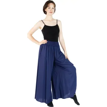 Dámské kalhoty Široké kalhoty / Kalhotová sukně Ciara Blue, Sittar UNI