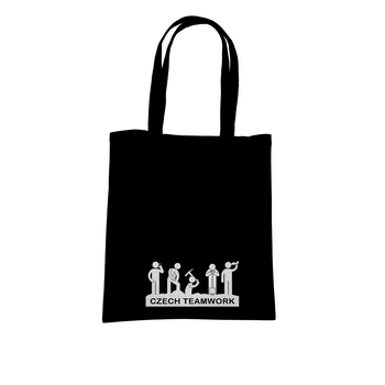 Nákupní taška Bastard Czech Teamwork taška Black