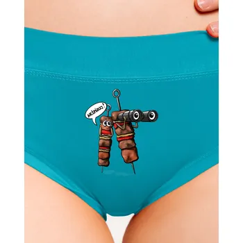 Souprava dámského spodního prádla Bastard Nešpízuj dámské kalhotky Turquoise