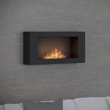 Biokrb InFire InFire - Nástěnný BIO krb 44x91 cm 3kW černá + záruka 3 roky