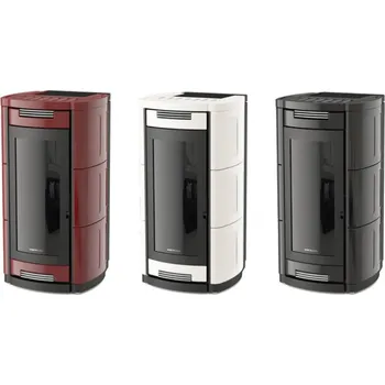 Krbová kamna Kachlová kamna s výměníkem na pelety MD AQUA TURBO ALL STYLE 33/30 hermetic all clean