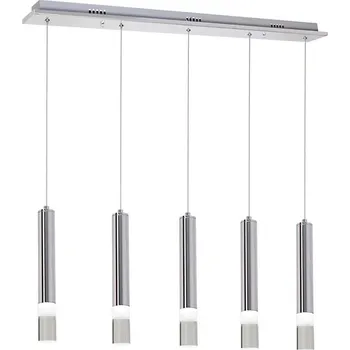 LED Lustr na lanku ICE 5xLED/5W/230V