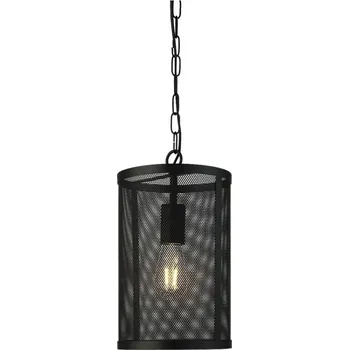 Searchlight 2481BK - Lustr na řetězu FISHNET 1xE27/60W/230V černá