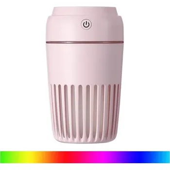 Dětské svítidlo LED RGB Zvlhčovač vzduchu 300 ml LED/2W/5V růžová