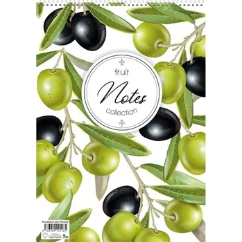 Blok Karton PP Blok, A4, se spirálou nahoře, čtverečkovaný