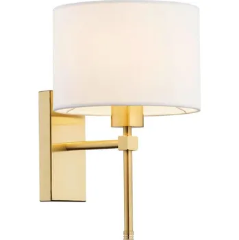 Nástěnné svítidlo Argon 8048 - Nástěnná lampa ABBANO 1xE27/15W/230V mosaz/bílá